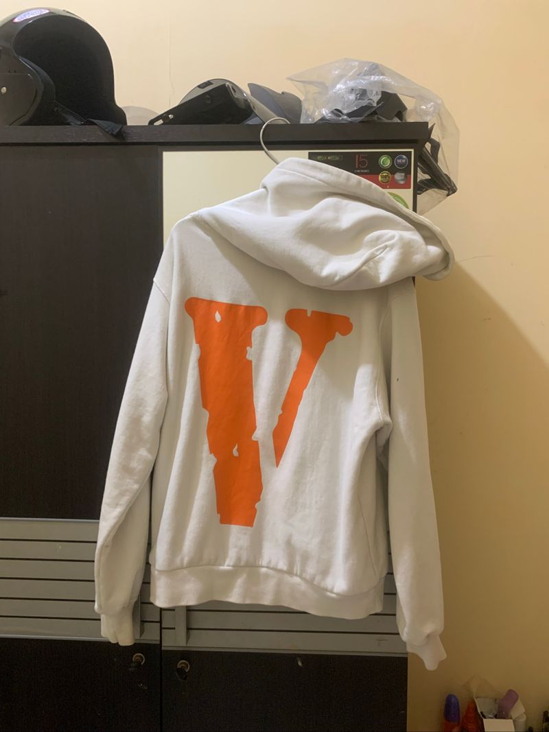vlone hoodie white original, foto 2