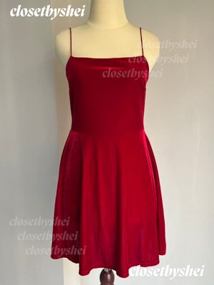 Urban outfitters UO velvet suede mini party dress low back