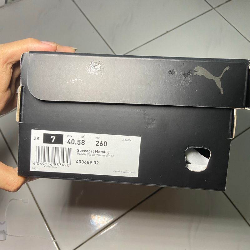 Puma Speedcat Metalic Black Warm White, foto 7