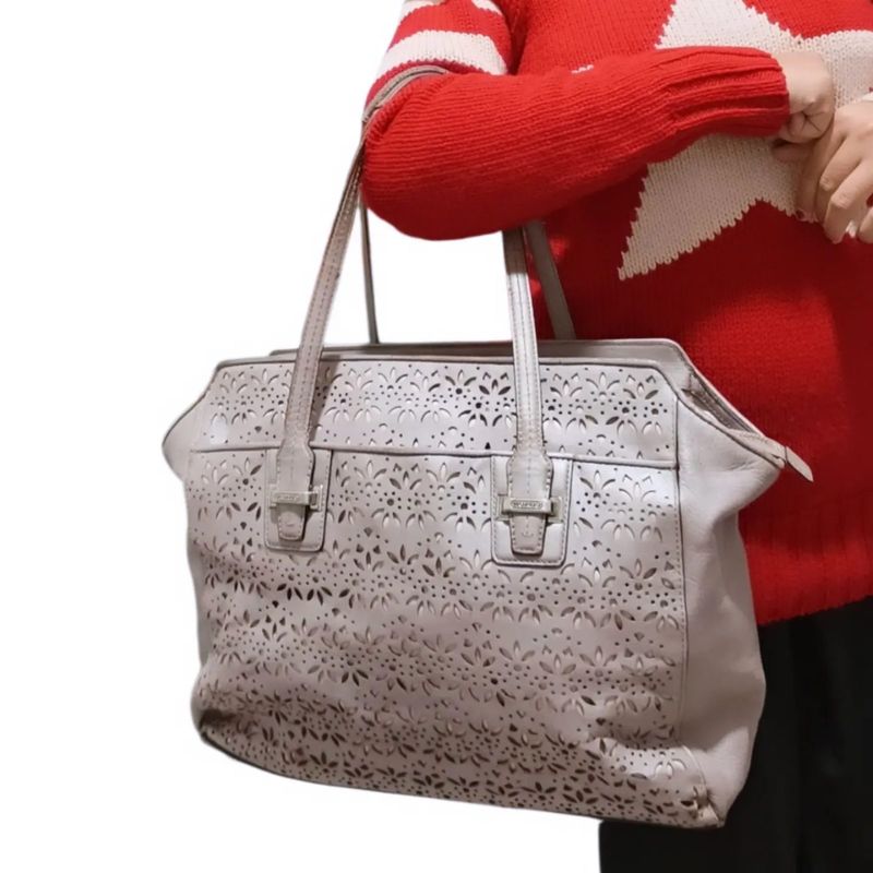 Coach Taylor Eyelet Leather Carryall Original, foto 3