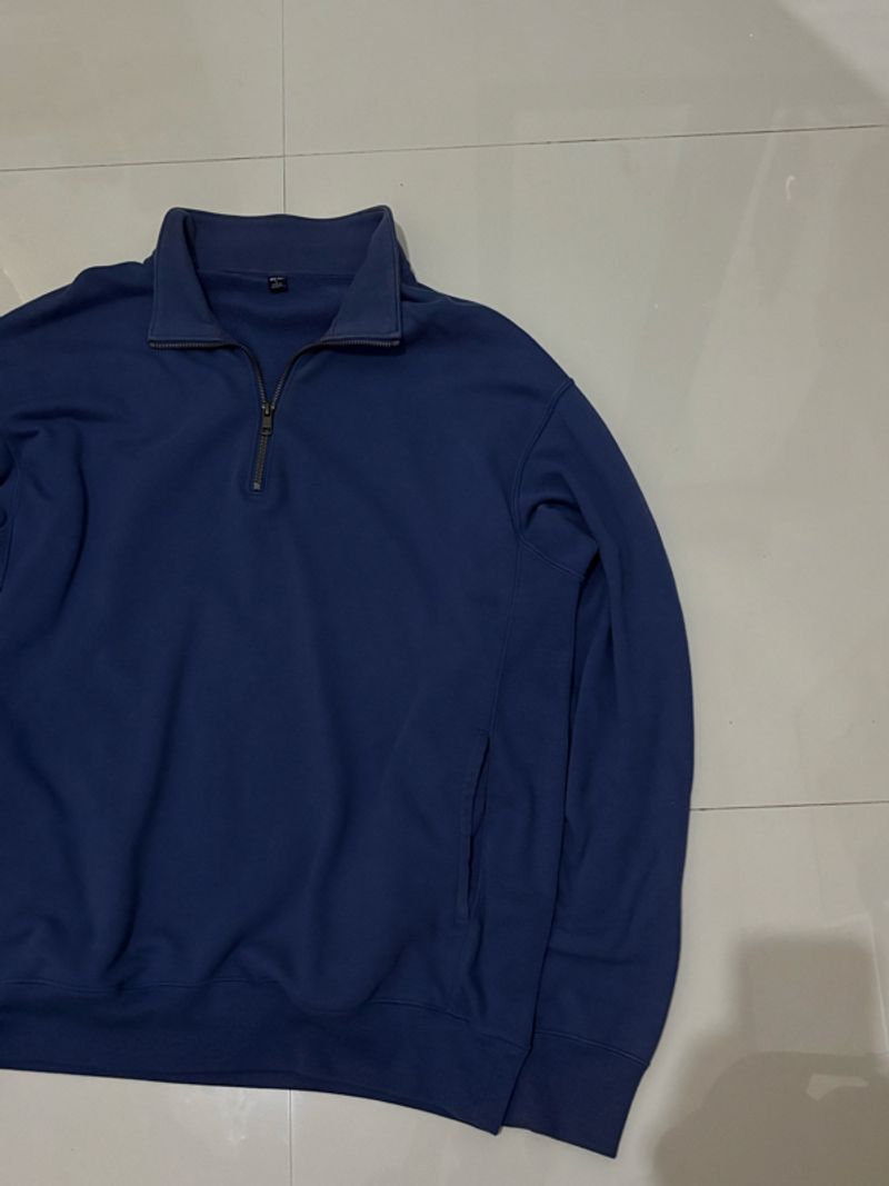 Sweater Halfzip Uniqlo Navy, foto 2