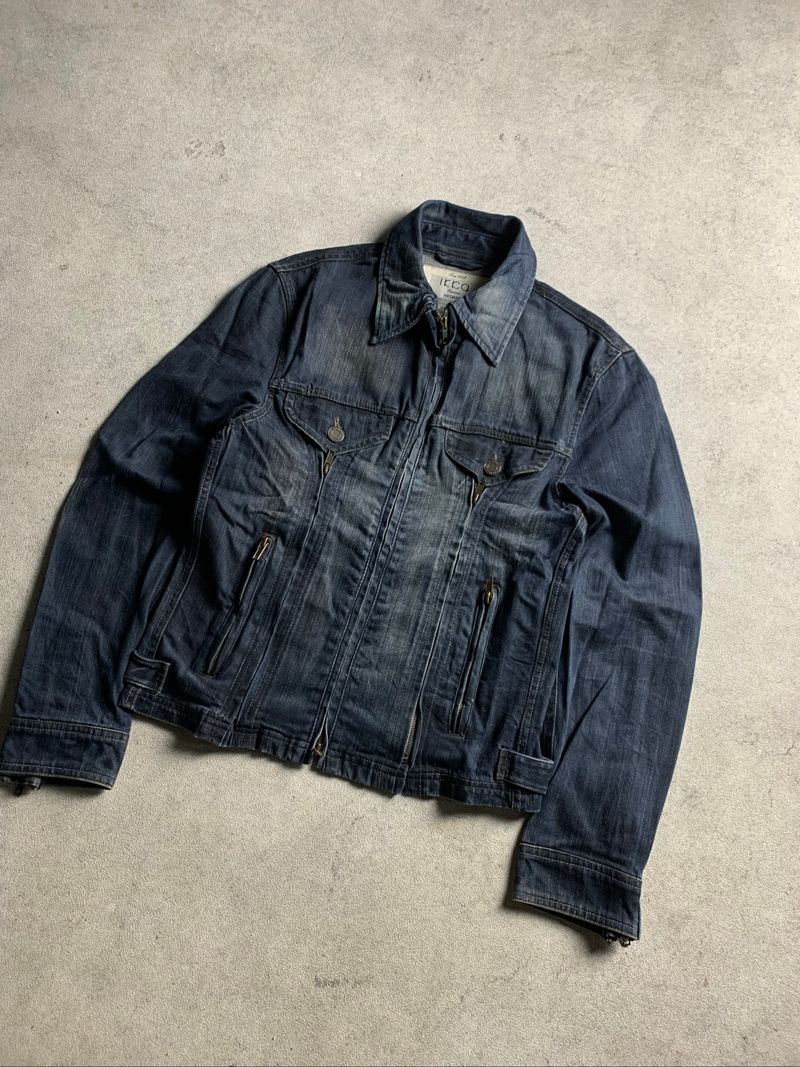 Ikka Japan Double Zipper Denim Jacket, foto 3