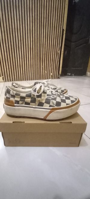 Vans checkerboard stacked