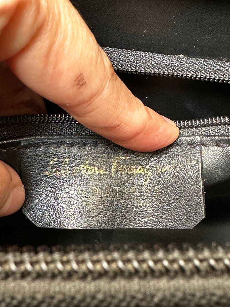 Salvatore Feragamo leather shoulder bag, foto 3