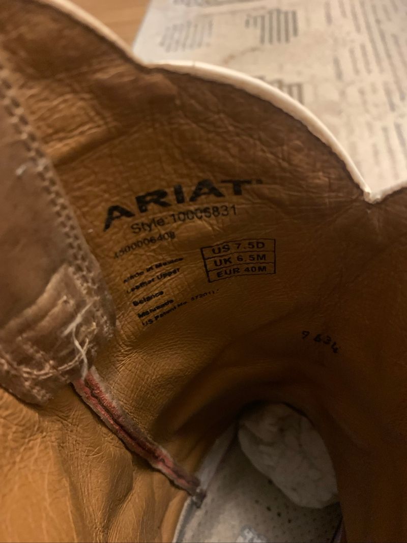 ARIAT cowboy boots, foto 5