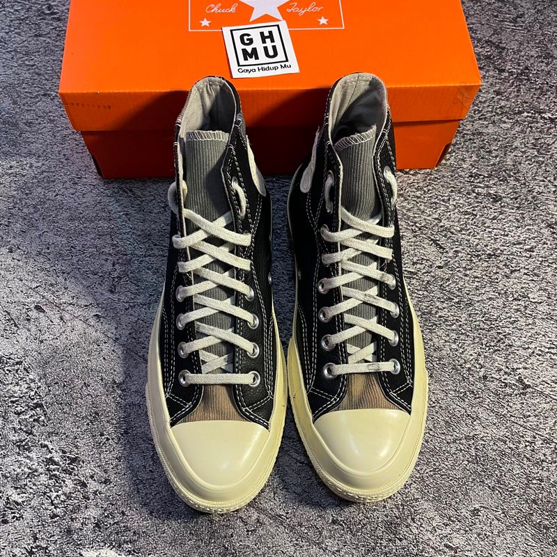 Converse 70s Hi Mixed Material Black, foto 4