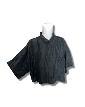 VTG CROPPED BLACK SHIRT