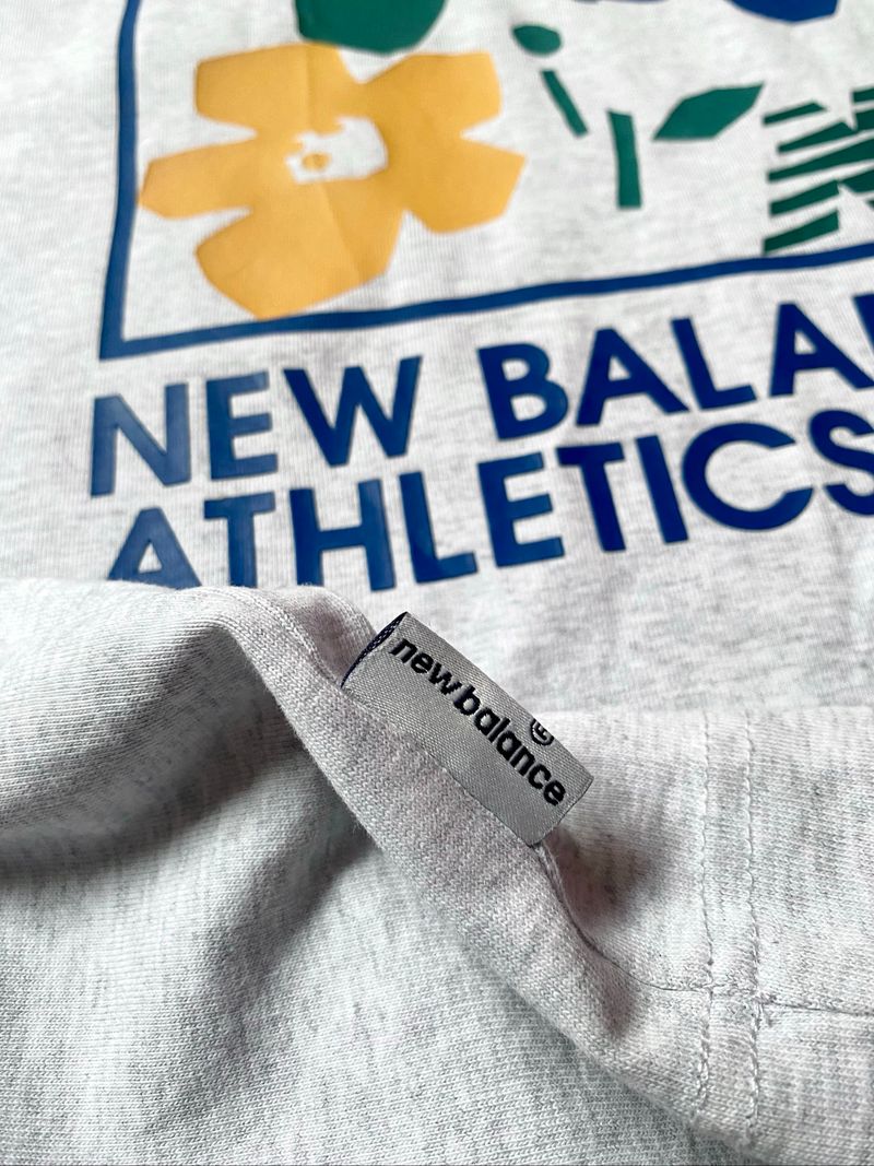 NEW BALANCE FLOWER GREY S/S TSHIRT, foto 7
