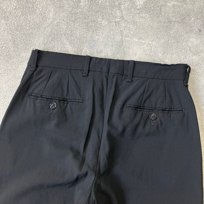 Dolce & Gabanna solid black single-pleated wool trousers, foto 7