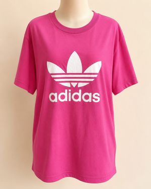 Adidas Originals Trefoil Pink Tee Oversize Size L LD 100-110
