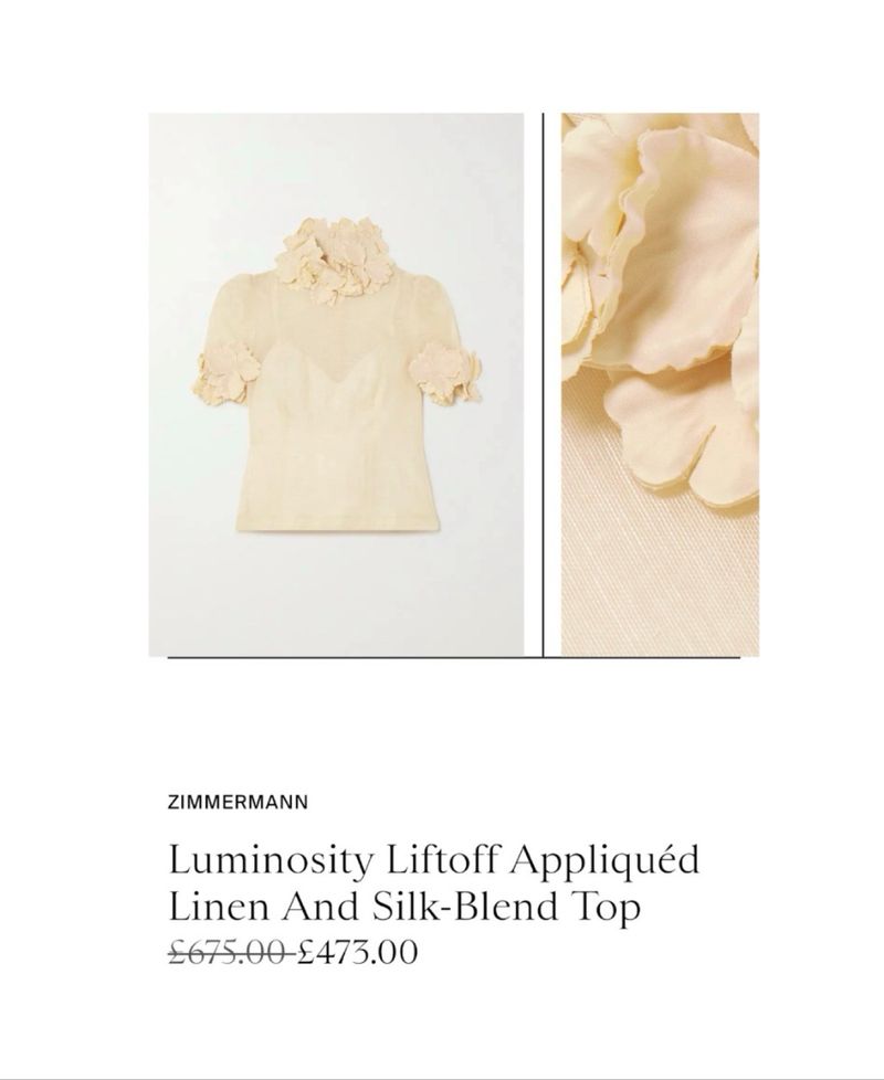Zimmermann Luminosity Flower Top, foto 7
