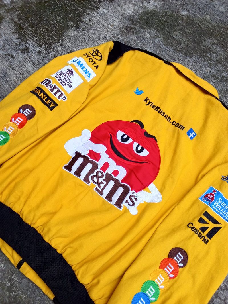 CHASE DESIGN KYLE BUSCH M&M's NASCAR JACKET, foto 7