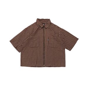 Converse Streetwear Y2K Casual shirt Pria brown