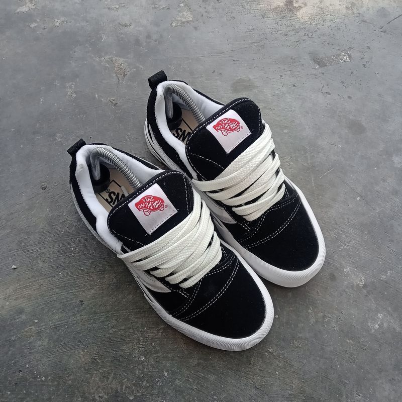 VANS Casual Wanita white black, foto 2