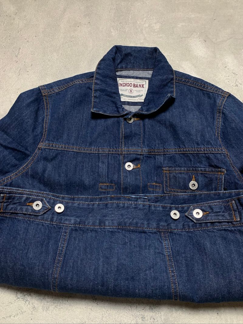 Denim Jacket Indigo Bank Type 1, foto 6