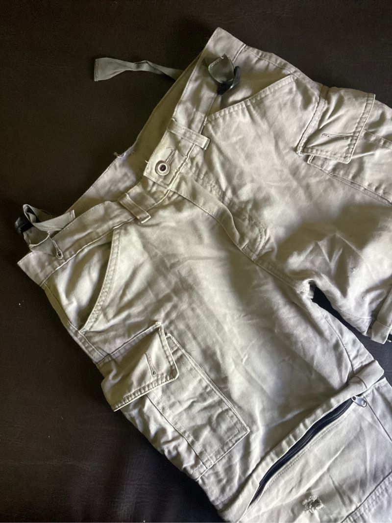 Herv1 Cargo long pants cream multi, foto 4