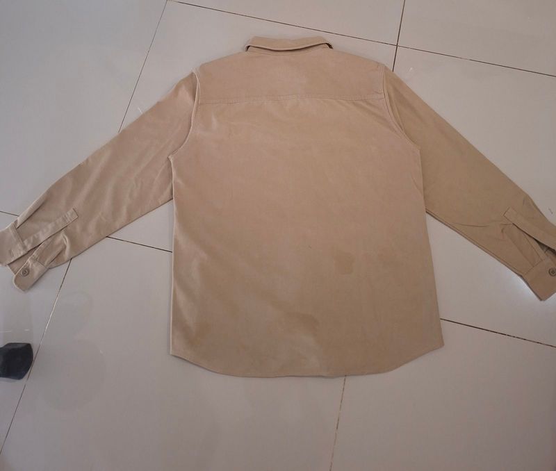 Uniqlo cream jersey overshirt, foto 2