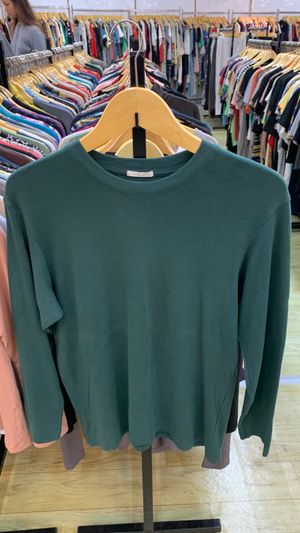 GU atasan basic - Emerald green(Size s)