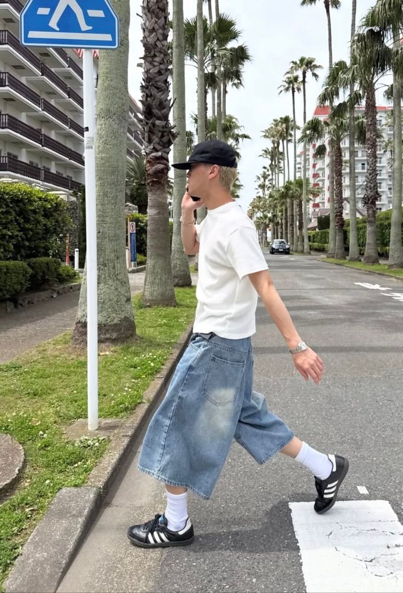 Unknown baggy Jorts blue washed, foto 2