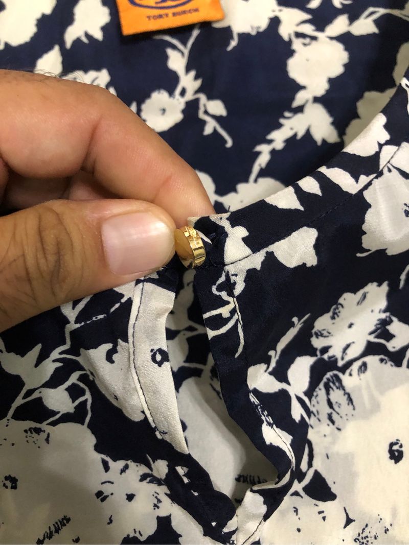 Tory burch silk floral print pattern blouses, foto 6