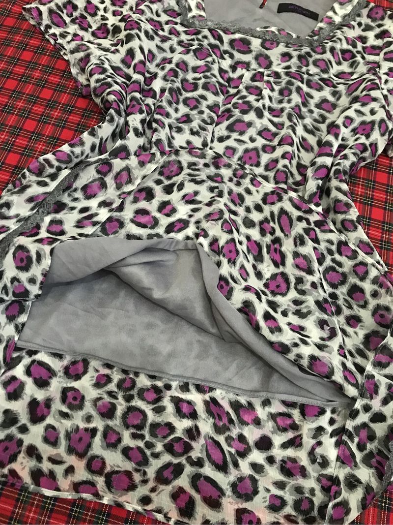 Gal Purple Leopard Top, foto 10