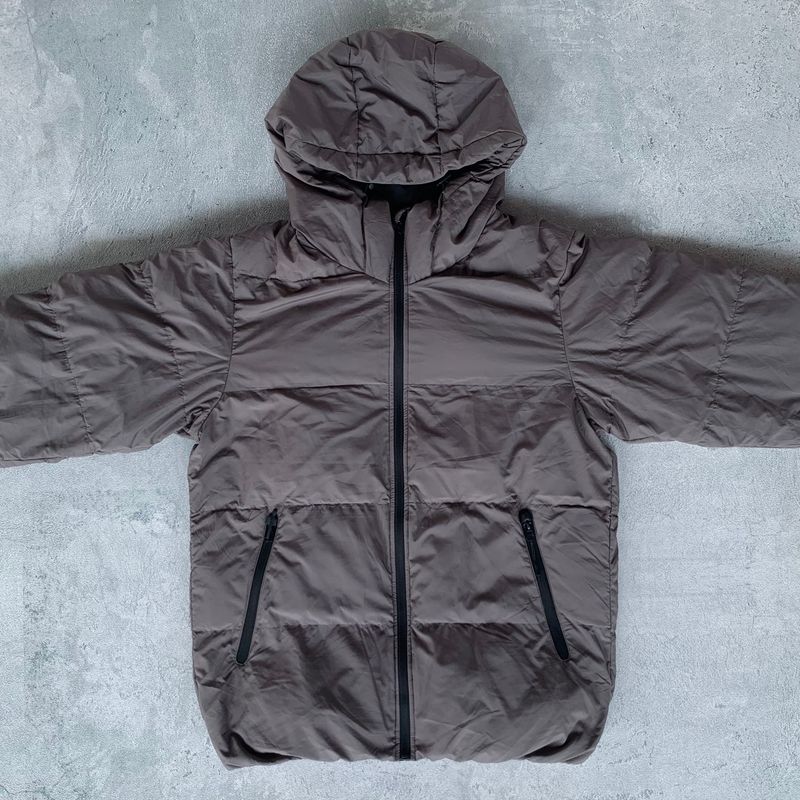 Uniqlo Casual Puffer jacket Pria gray, foto 3