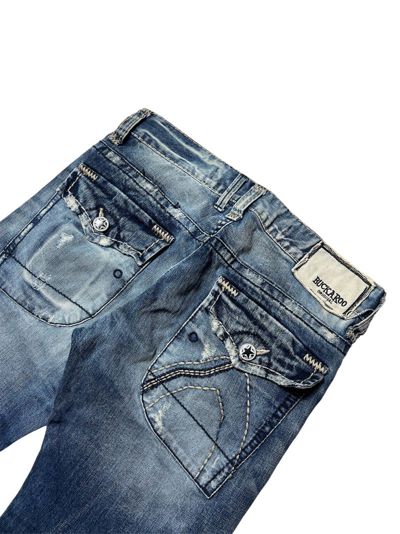 Buckaro Distressed Super Flared Pants, foto 8