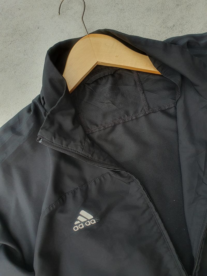 Adidas Casual Windbreaker Pria black, foto 2