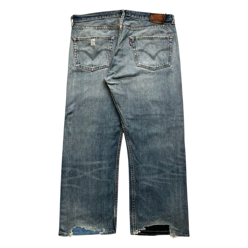 Levis 501 Distressed Patchwork Denim Pants, foto 7