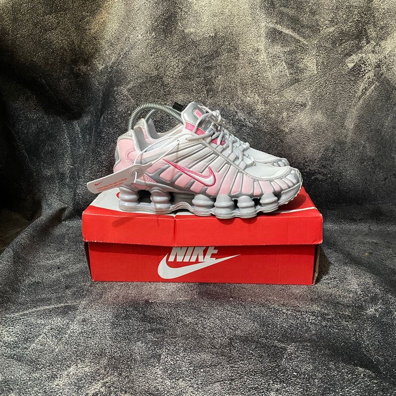 Nik* shox r4 white pink, foto 3