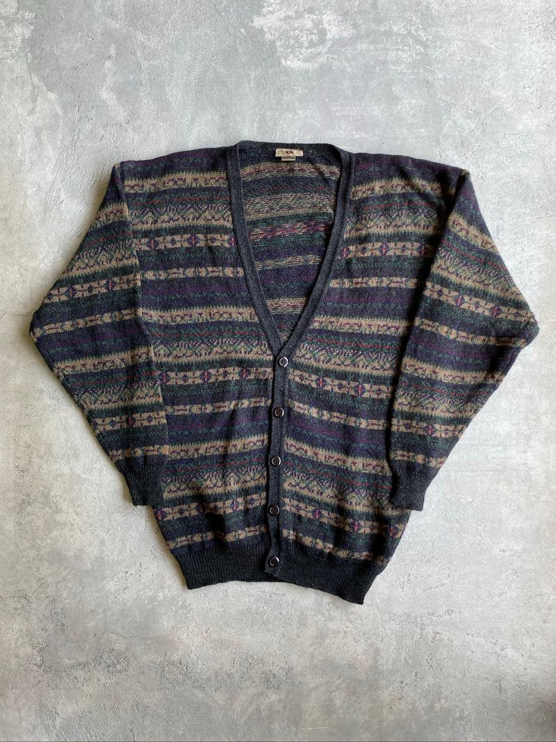 Vintage Wool Cardigan Size L, foto 2