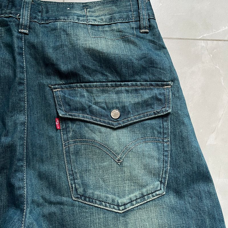 2000's Levi's Engineered Greencast Denim Flap Pocket, foto 8