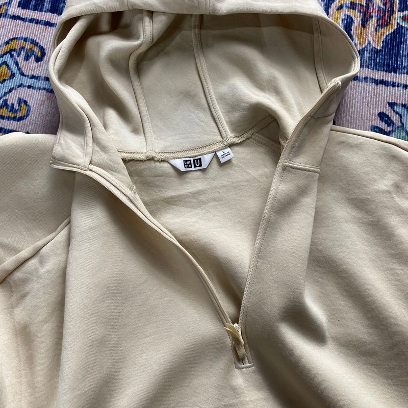 HALF ZIP HOODIE UNIQLO U, size M, foto 2