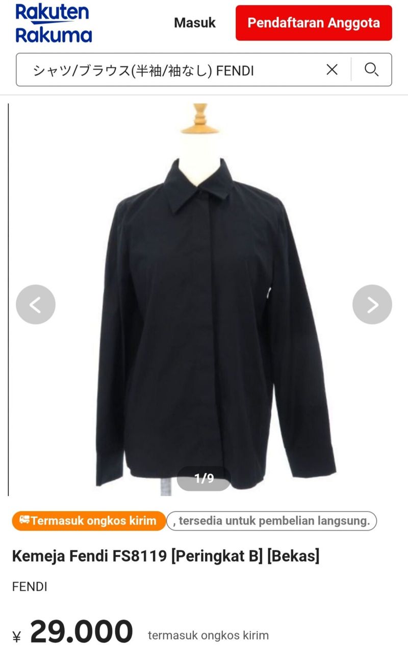 FENDI Formal Shirt FS8119 YB5, foto 9