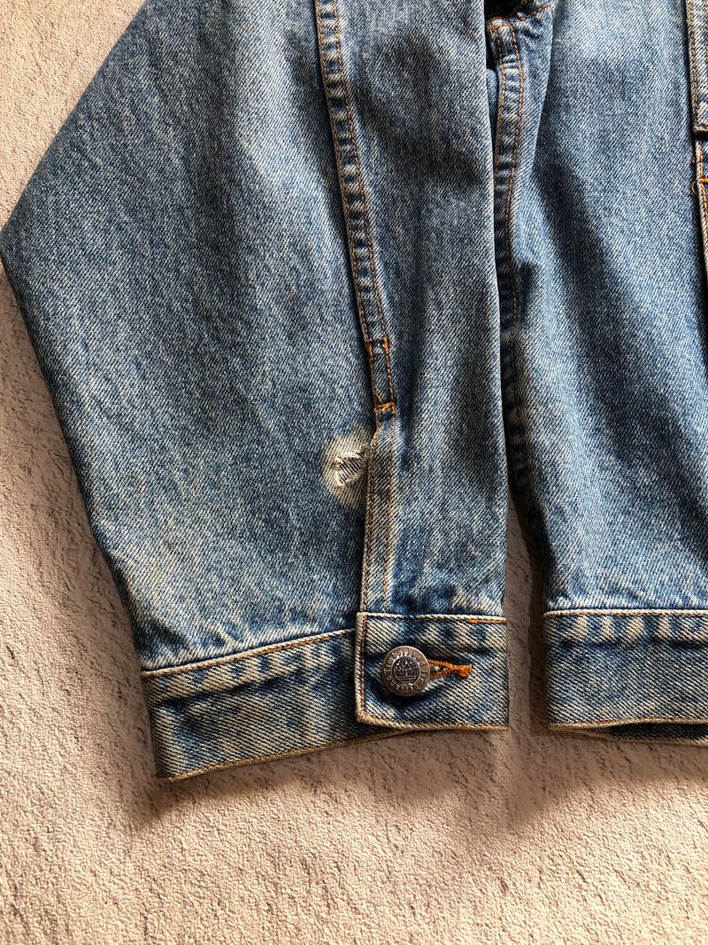 Timberland Vintage Y2K Denim jacket Pria gray, foto 5