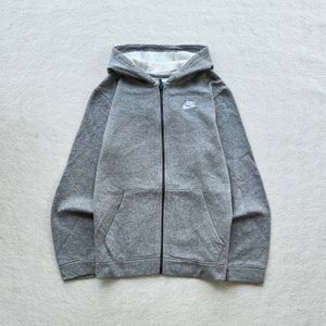 Nike Club Grey Zip Hoodie