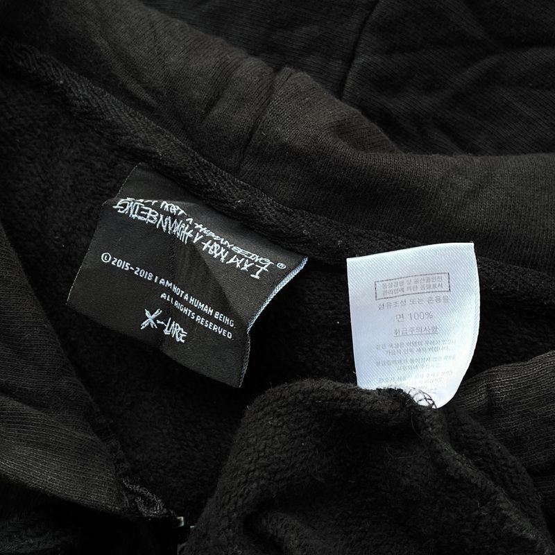 Imnothumanbeing Heavyweight Zip Hoodie, foto 6