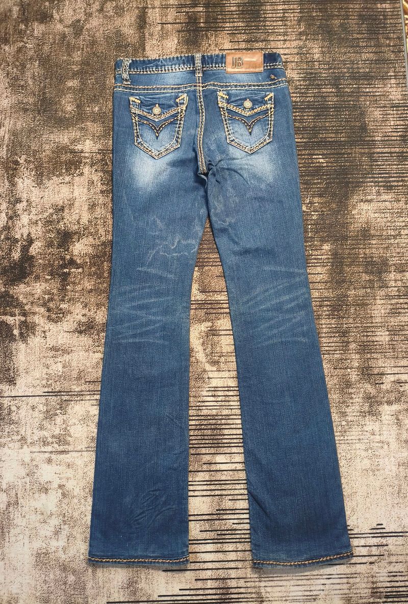 FLARE JEANS LOW RISE SIZE 27, foto 3