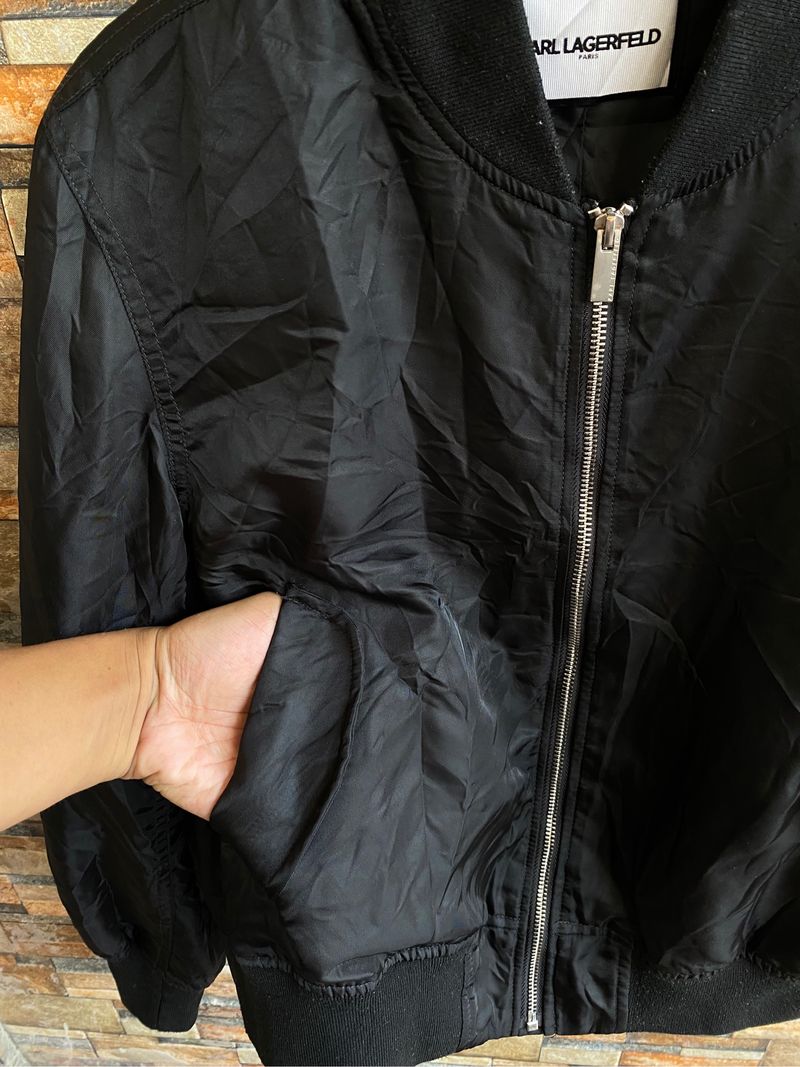 [Termurah] Karl Legerfeld Paris Luxury Bomber Jacket, foto 3