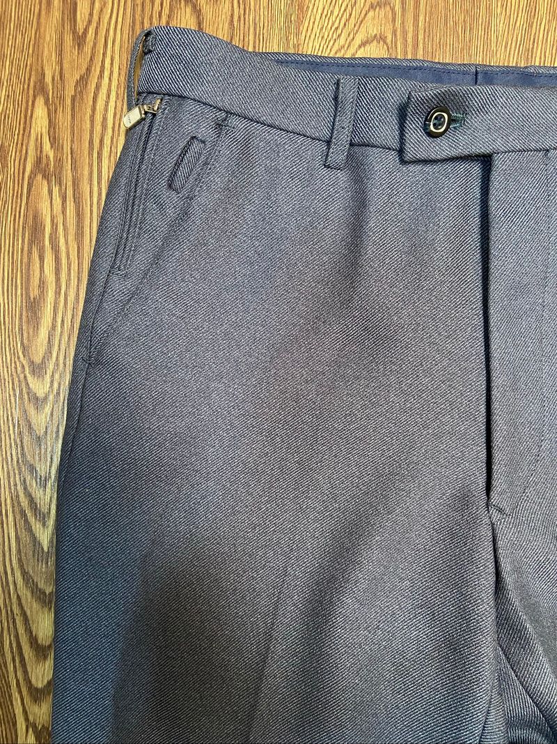 Celana Semi Wool Blue Grey, foto 4