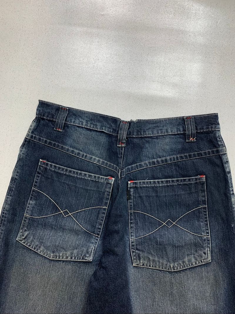 Uknown Black Washed Jort Pants, foto 8