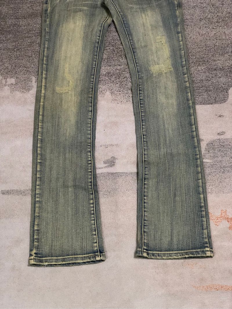 Y2K EJ low rise washed bootcut flare denim jeans, foto 4