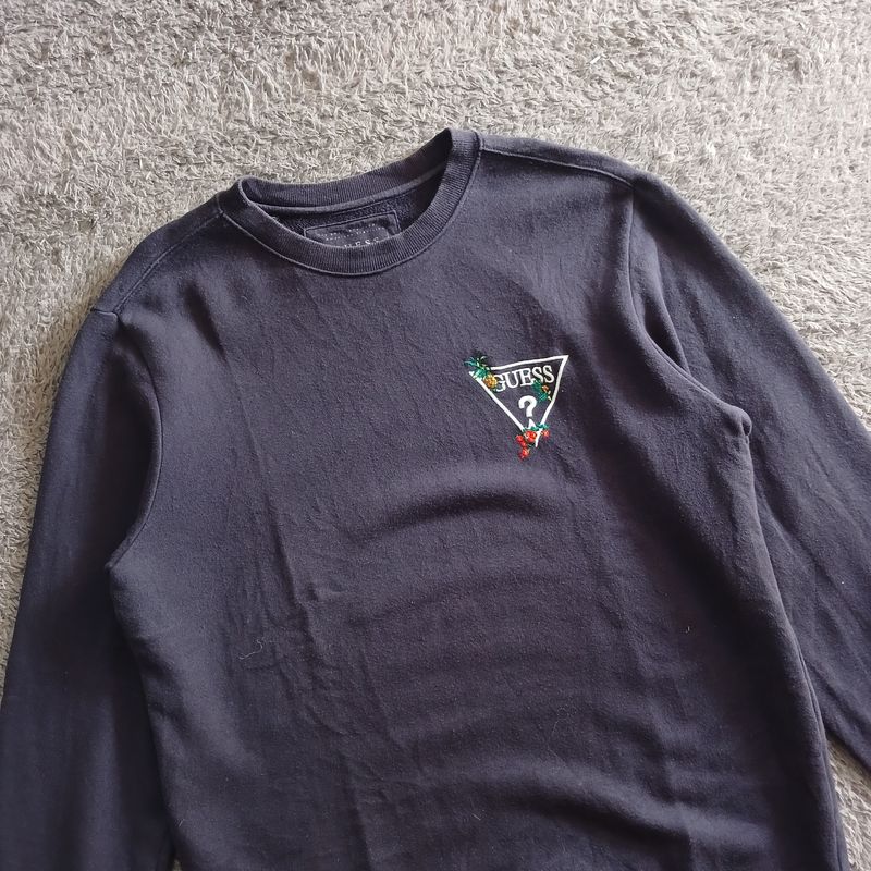 Guess Casual Sweater Pria navy, foto 3