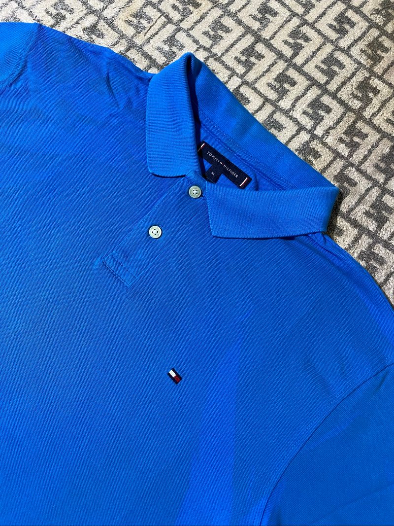 Tommy Hilfiger Blue Polo Shirt, foto 3