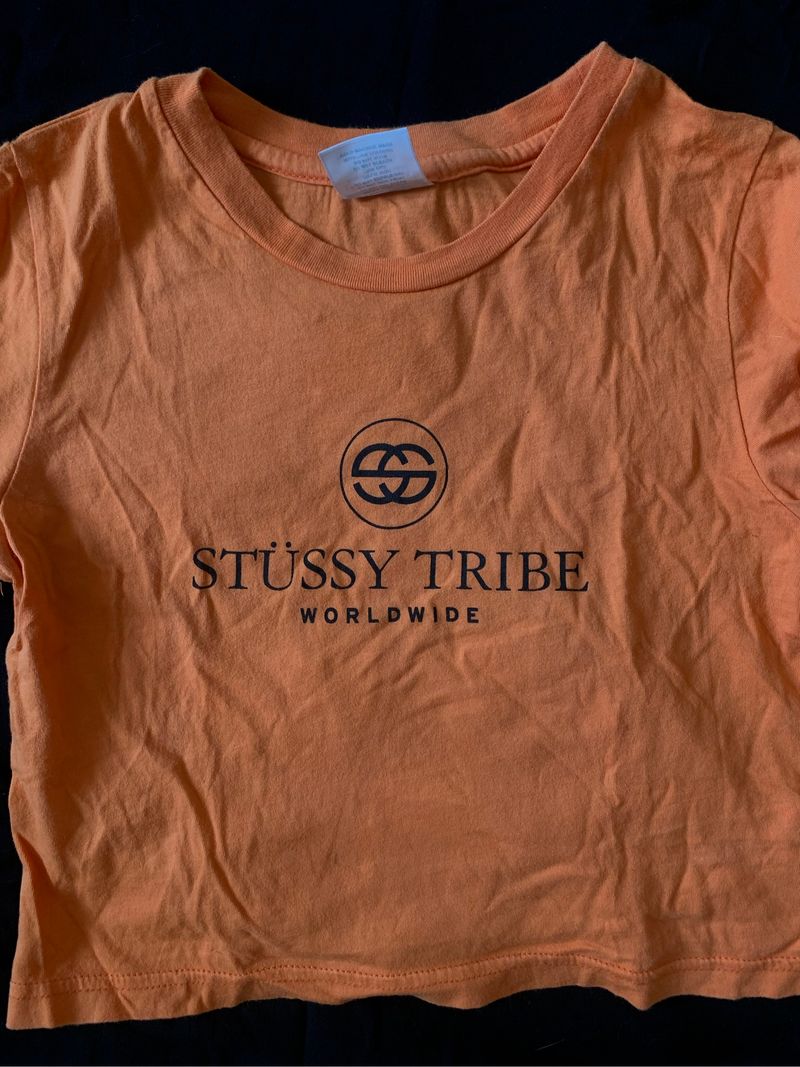 Stussy orange crop top, foto 3