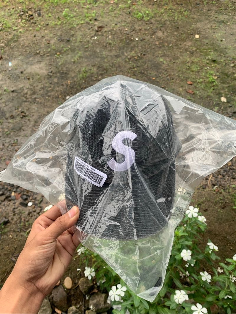 SUPREME 6 PANEL LOGO S PIGMENT COATED BLACK, foto 7