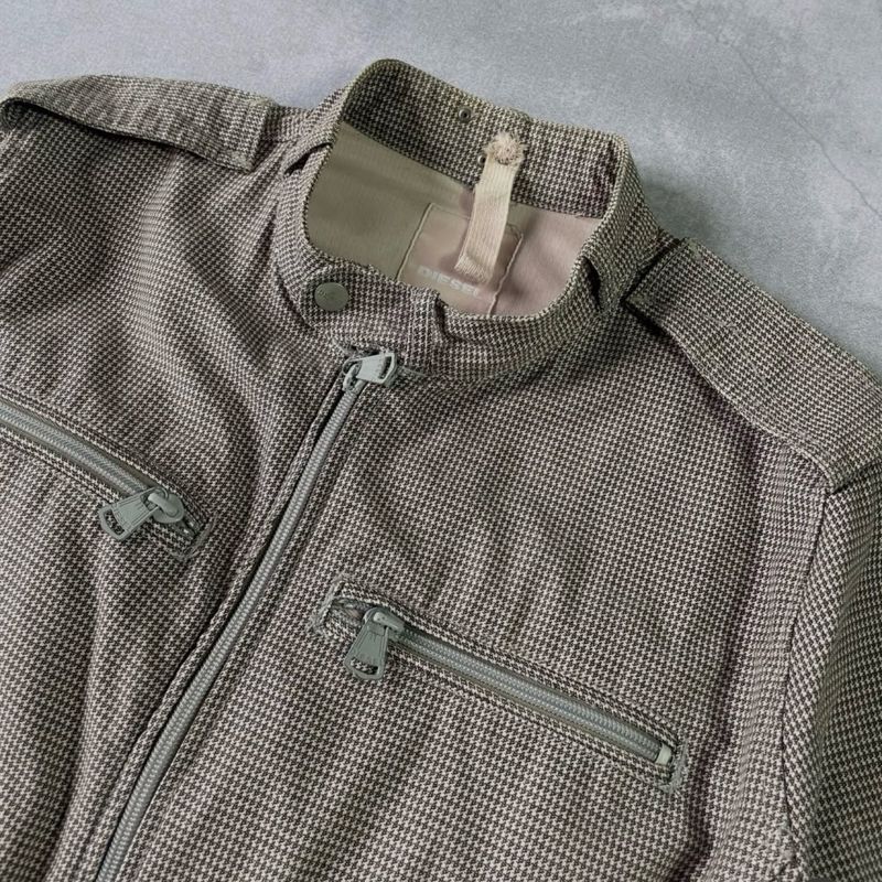 Diesel Biker Vtg Jacket Checkered, foto 5