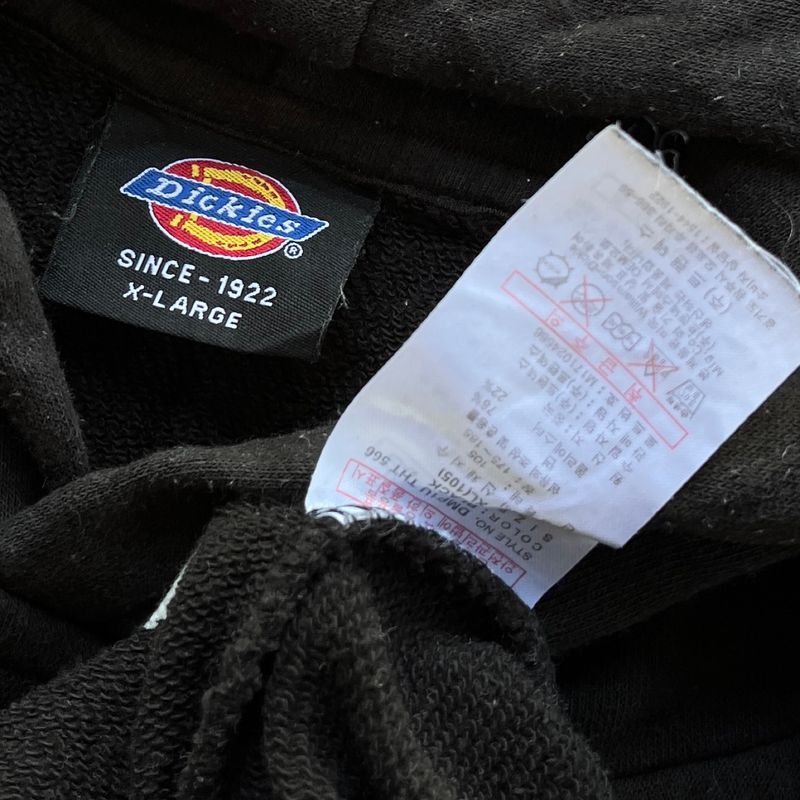 D!ck!es Small Script Black Hoodie, foto 4