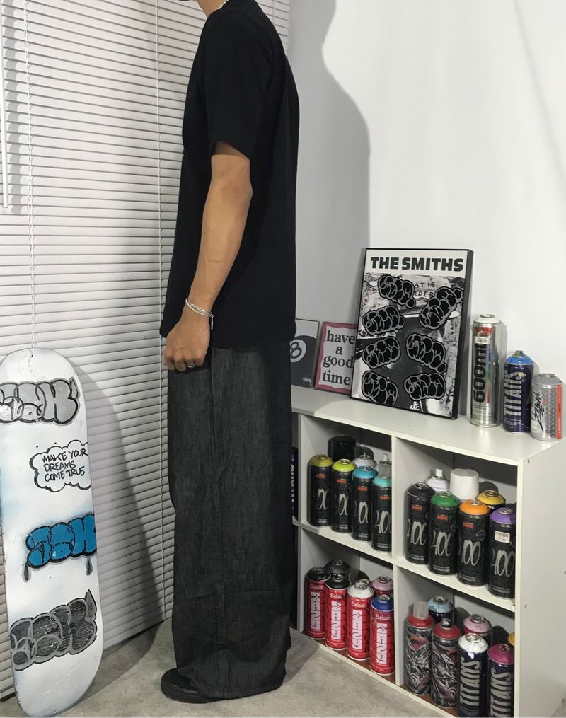 BAGGY PANTS CHINO DARK GREY, foto 2