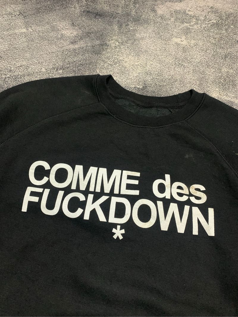 Crewneck comme des fuckdown the cut, foto 2